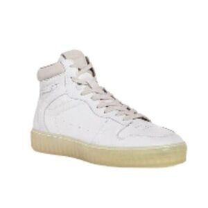 AllSaints Davian High Top Sneakers Chalk White US 8 NWT